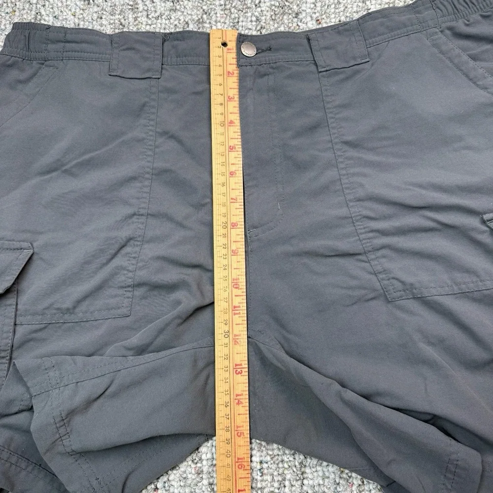 Columbia Silver Ridge Cargo Shorts Mens XL Titanium Hiking Outdoors Gray